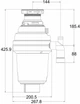 Кухонная мойка Kroner (KRP) Gebürstet-5050HM D3.0-1.0T215 с сушилкой для посуды + смеситель кухонный (KRP) Edelstahl Klassisch-ESG035 + измельчитель пищевых отходов Granado Algar 750 Silence+ - изображение 20