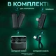 Петличный микрофон для телефона беспроводной J13 комплект 2 штуки петличка микрофон для блогера с кейсом для зарядки с шумоподавлением Черный - изображение 6