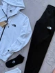 Чоловічий спортивний комплект The North Face (костюм+шорти+футболка+бейсболка+шкарпетки) M Білий (HB-083) - зображення 3
