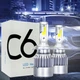 Комплект автомобильных Led ламп C6 H7 2 шт светодиодные автолампы 5540 - изображение 2