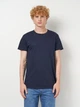 Футболка хлопковая длинная мужская Sol's Crusader Men Organic Cotton 03582319 S Темно-синяя (3609371053188) - изображение 1