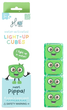 Сенсорні кубики Glo Pals Light Up Cubes Pippa Зелені (0850016823144) - зображення 1