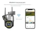 Камера для домашнего наблюдения Wifi, Камеры видеонаблюдения онлайн уличные с передачей на телефон - изображение 6