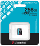 Карта пам`ятi Kingston microSDXC 256GB Canvas Go! Plus G4 Class 10 UHS-I U3 V30 A2 (SDCG4/256GBSP) - зображення 4