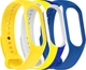 Комплект ремінців ArmorStandart для Xiaomi Mi Band 4/3 Ukraine 3 шт. (ARM87025) - зображення 2