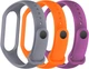 Комплект ремешков ArmorStandart для Xiaomi Mi Band 4/3 Beat 3 шт. (ARM87029) - изображение 1