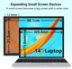 Портативный монитор 17.3" Pisichen HD-173 Full HD IPS 60 Гц Б/В - изображение 4