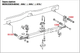 Сайлентблок задньої ресори передній Mercedes Transporter 1986-1994 VARIO 810 814 815 - зображення 3