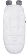 Śpiworek ciepły Springos SB0047 do wózka gondoli na sanki z futerkiem uszkami premium 96 cm Szary (5907719442310) - obraz 2