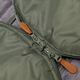 Śpiworek ciepły Springos SB0048 do wózka gondoli na sanki z futerkiem uszkami premium 96 cm Zielony (5907719442327) - obraz 9