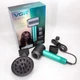 Професійний фен VGR V-440 GREEN з 3 рівнями обдування та температури, 11000 RPM, 3 насадки (45705-V-440 GREEN_1144) - зображення 4