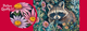 Puzzle CherryPazzi Raccoon in flowers 1000 elementów 30851 (5903728730851) - obraz 2