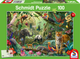 Puzzle Schmidt Spiele Kolorowa dżungla 100 elementów 112714 (4001504564858) - obraz 1