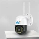 4G Wi-Fi IP-камера відеоспостереження V380 PRO з сонячною панеллю, автотрекінгом, нічним баченням, двостороннім звуком, IP66 - зображення 1