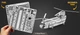 Металлический 3D конструктор "Военно-транспортный вертолёт CH-47 Chinook" - изображение 9