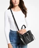Жіноча сумка сетчел MICHAEL MICHAEL KORS Hamilton Legacy Small logo Belted Satchel BLACK 30S2S9HS0L (43904) - зображення 2