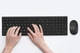 Беспроводная клавиатура-мышь Jelly Comb, KUS015 2,4G Черный - изображение 6