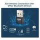 USB-адаптер Bluetooth MPOW, приймач передавача Bluetooth, сумісний з Win 7/8.1/10 Чорний - зображення 6