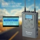 Беспроводной лавальер микрофон MCOPLUS UHF-WMU96 (SET B) (2TX+1RX) Черный - изображение 4