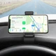 Автотримач для телефона UGREEN LP189 Dashboard Snap Clip Phone Holder Black - изображение 7