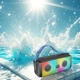 Портативная беспроводная Bluetooth колонка акустика Borofone BR26 Daring sports BT speaker с RGB подсветкой |10W, 1500 mAh, TWS/BT5.3/AUX/TF/USB/FM, 2.5h| Черный - изображение 2