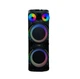 Портативна бездротова Bluetooth колонка акустика VIP JT-1250 з RGB-підсвічуванням та 2-ма мікрофонами на колесах караоке | 7Ah, 50000W, BT/USB/TF/AUX/TWS | Чорний - зображення 1