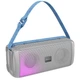 Портативна бездротова Bluetooth колонка акустика Borofone BR26 Daring sports BT speaker з RGB підсвічуванням |10W, 1500 mAh, TWS/BT5.3/AUX/TF/USB/FM, 2.5h| Сірий - зображення 2