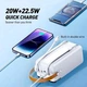 Павербанк REMAX RPP-565 60000 mAh 22.5W зі швидкою зарядкою та вбудованими кабелями Type-C/Lightning PD20W+QC22.5W Grey - зображення 3