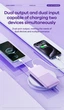 Павербанк Remax RPP-23 10000 mAh 2.4A USB/Type-C Портативний зовнішній акумулятор Power Bank Black - зображення 4