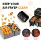Силіконові форми 5.2+3.1л для подвійного аерогрилю Tefal Ey901840 Oyster Grey - зображення 7