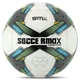 М'яч футбольний №5 PU ламін. SOCCERMAX (№5, 5 сл., пошитий вручну) (FB-4194_Білий-зелений) - зображення 1