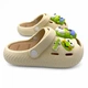 Детские кроксы для девочки BABYSHOP 28,5р (стелька 17.7см) бежевые (VM1050) - изображение 3