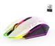 Бездротова ігрова миша GAME MOUSE RGB 2.4G на акумуляторі біла - зображення 3