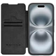Кожаный чехол-книжка Nillkin Qin Prop для Apple iPhone 16 Black - изображение 3