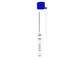 Впускной клапан MILLZ 1/2" с нижней подводкой пластик BE0R0107 - изображение 3