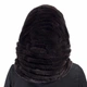 Капюшон из кролика Меховой Стиль Труба Шоколад One Size (300/A) - изображение 4