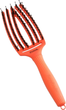 Szczotka do włosów Olivia Garden Fingerbrush Dolce Vita pomarańczowa (5414343018847) - obraz 1