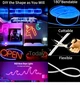 Неонова світлодіодна стрічка LED Neon Strip 5 м · Неоновий RGB гнучкий шнур з керуванням від телефону 55194/59 - зображення 3