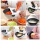 Овочерізка - мультислайсер з кошиком 9 в 1 WET BASKET VEGETABLE CUTTER Багатофункціональна ручна терка-шинковка з ємністю 62005/00 - зображення 3