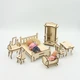 Будинок для ляльок NaNaSHOP «Vintage» з меблями для ляльок «Natural'» (N12214) натуральний - зображення 10