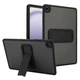 Защитный чехол Deexe Crystal Kickstand для Samsung Galaxy Tab A9 Plus (X210/216) - Black - изображение 1