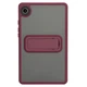 Защитный чехол Deexe Crystal Kickstand для Samsung Galaxy Tab A9 (X110/115) - Wine Red - изображение 4