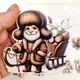 Деревянная игра фигурки к сказке Рукавичка - изображение 3