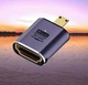 Адаптер / перехідник D8K-01 Micro HDMI до HDMI з підтримкою 8K та HDR, 48 Гбіт/с, фіолетовий (110999877) - зображення 3