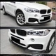 Накладка на передній бампер Lip (для M-Sport, Карбон) для BMW X6 F16 2014-2019 рр - зображення 6