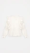Блуза трикотажная для девочки Aura Style 868 140 см Молочный shop (2000999229206) - изображение 4
