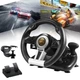 Игровой руль с педалями и коробкой передач мультимедийный PXN V3PRO с вибрацией - изображение 1