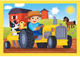 Puzzle Clementoni Super Kolor Busy at Work 4 in 1 21741 (8005125217410) - obraz 2