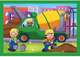 Puzzle Clementoni Super Kolor Busy at Work 4 in 1 21741 (8005125217410) - obraz 4