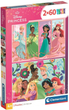 Puzzle Clementoni Super Kolor Disney Princess 2 x 60 elementów 24824 (8005125248247) - obraz 1